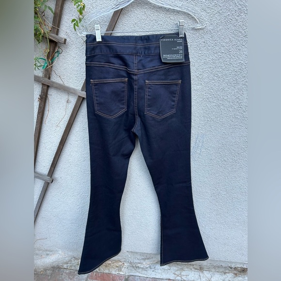 ❌SOLD❌Veronica Beard DALIDA DOUBLE SKINNY FLARE DENIM in indigo New with Tags! - Picture 15 of 16